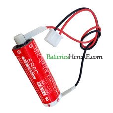 بطارية بديلة لميتسوبيشي FX2N / 1N AA F2-40BL ER6C 3.6V بطارية بديلة لميتسوبيشي FX2N / 1N AA F2-40BL ER6C 3.6V